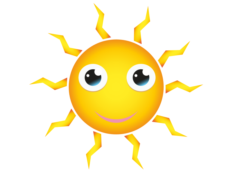 Cartoon sun images clip art
