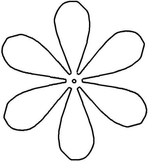 Flower Cut Out Templates - ClipArt Best