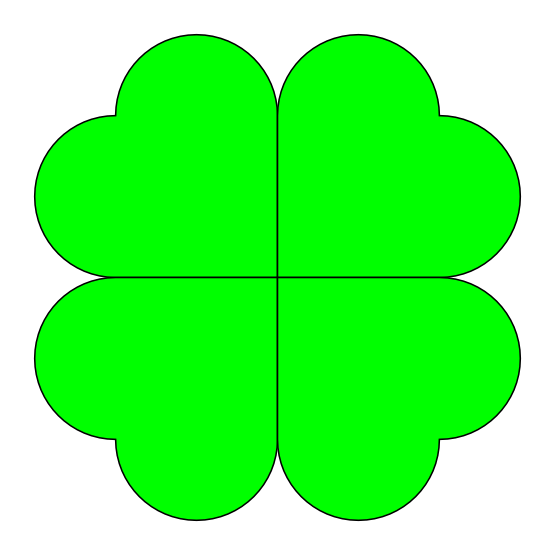 Clip Art: four leaf clover wall paper saint ...