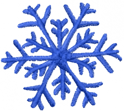 Seasons Embroidery Design: Snowflake from Machine Embroidery Designs
