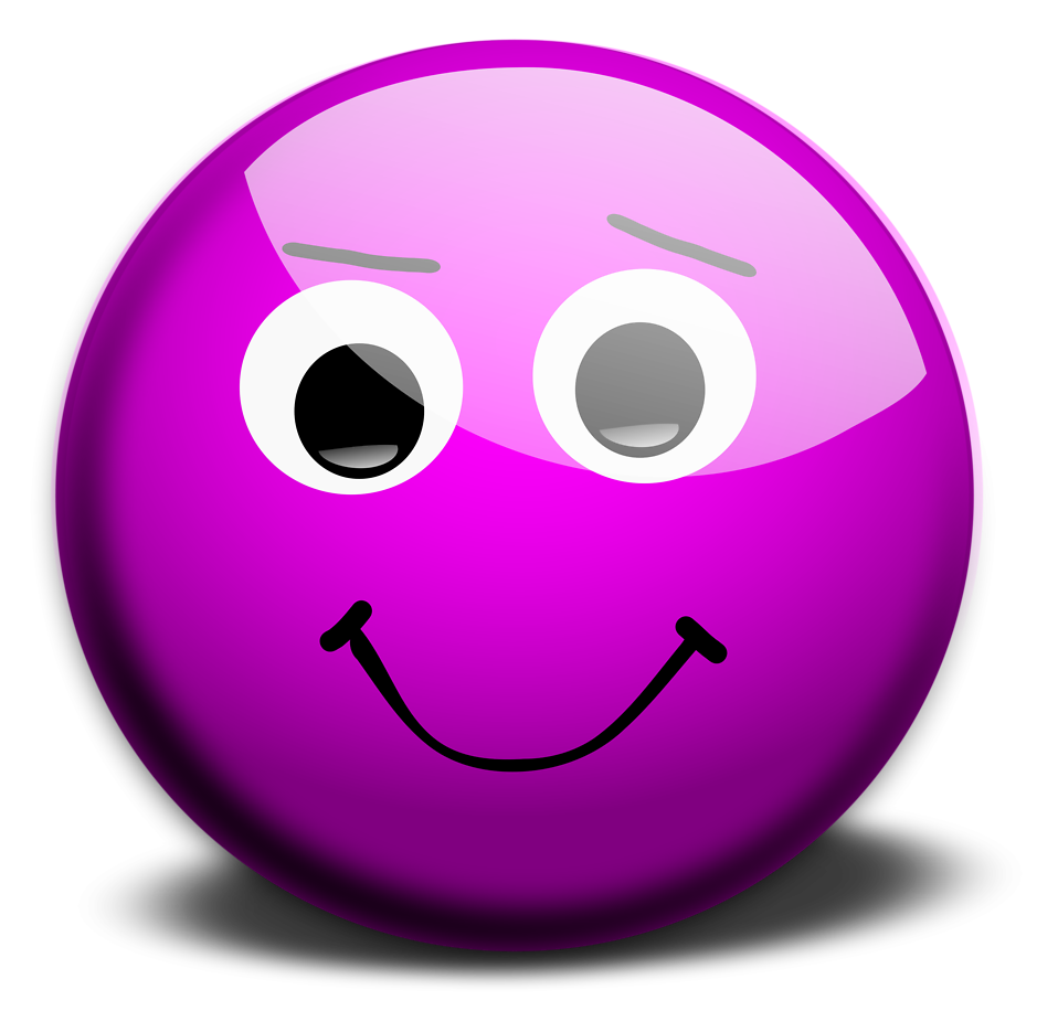 Purple Smiley Face Clipart