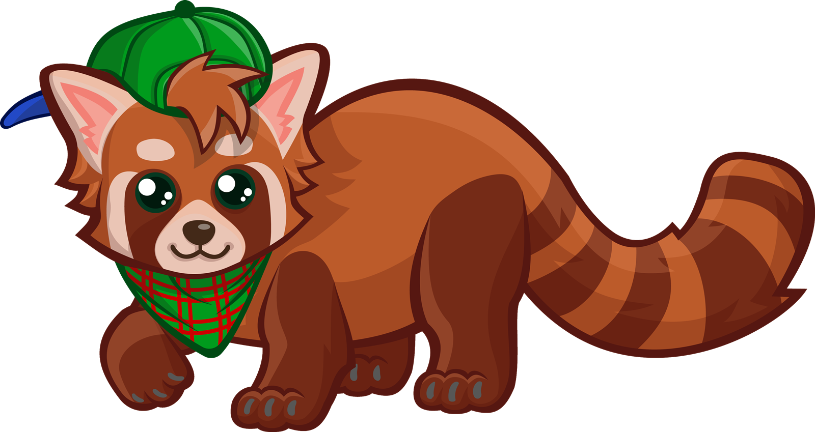 Free Cute Red Panda Clip Art