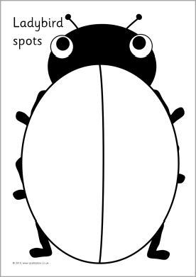 Blank ladybird spots counting & addition sheets (SB107) - SparkleBox
