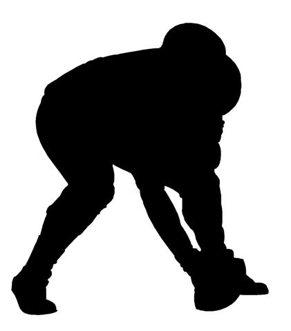 Lineman Silhouette Decal Sticker