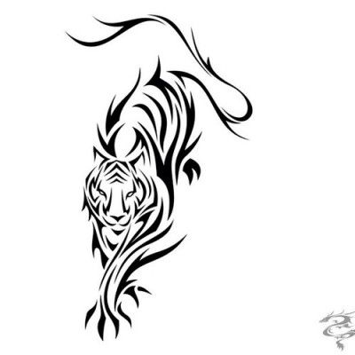 Tribal Tiger | Tiger Tattoo, Tribal ...