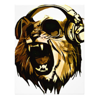 Cool Lion Letterhead | Zazzle