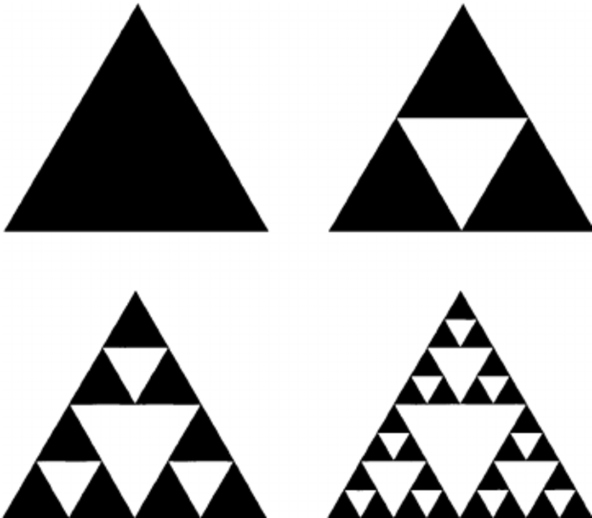 Regular fractal. In regular fractals, the same geometric shape ...