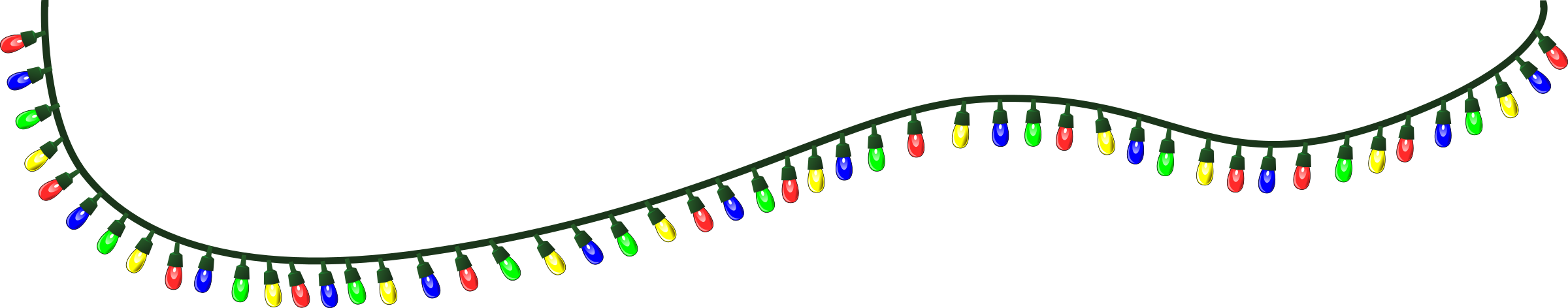 Clipart - Christmas Lights