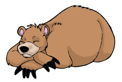 Bear Cave Clipart