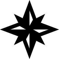 Compass-rose icons