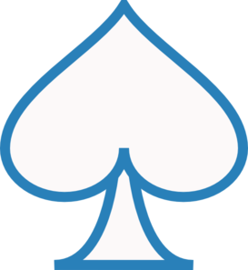 Blue Spade Clip Art - vector clip art online, royalty ...