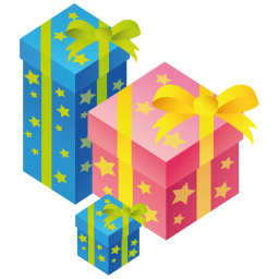 Present Gift Gifts Christmas Birthday / Christmas / 128px / Icon ...