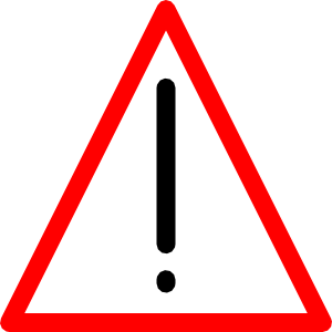 Warning Sign Clip Art - vector clip art online ...