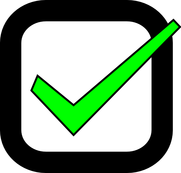 Nxt Checkbox Checked Clip Art - vector clip art ...