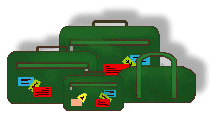 Travel clip art and vacation clip art of luggage and travel bags ...