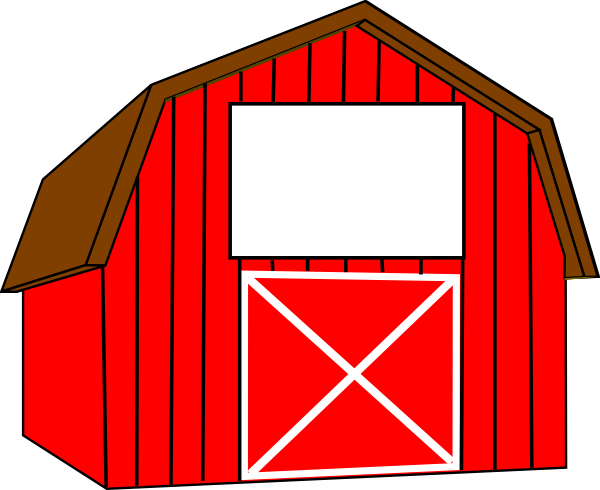 Red Barn Clipart