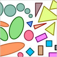 Circles ellipses triangles squares rectangles shapes Free vector ...