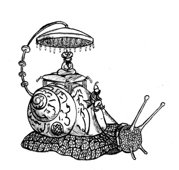 Traveling on a Snail on Behance