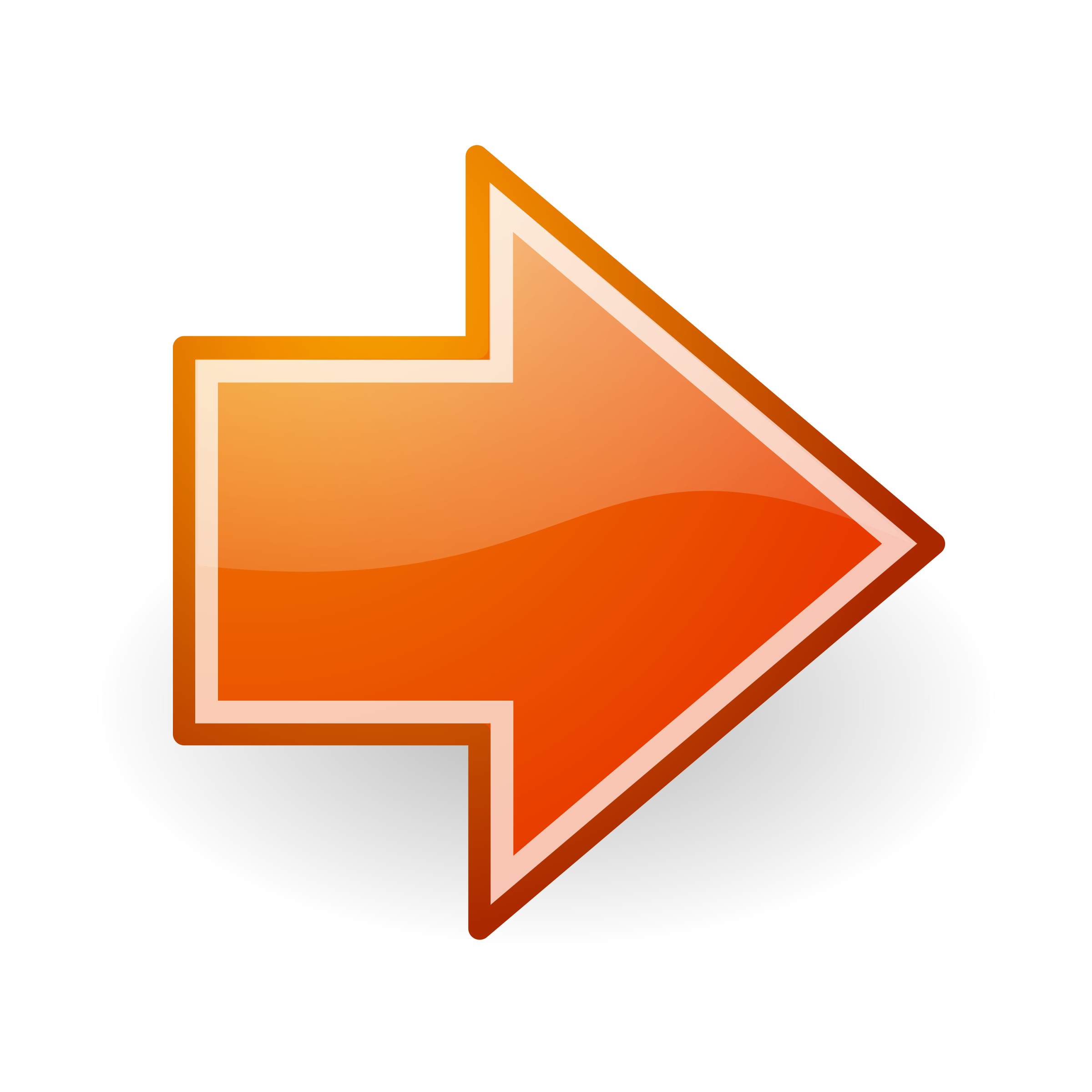 Clipart - Go Next Orange Button Tango Style