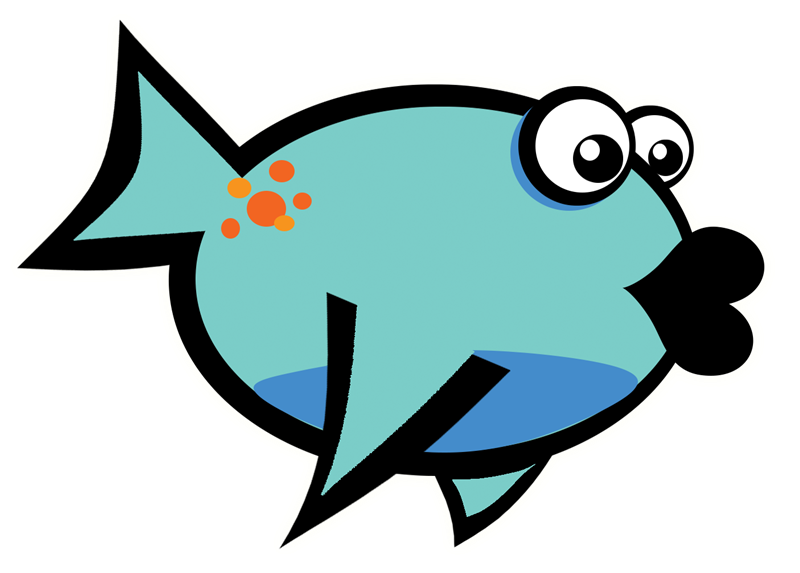 Fish lips clipart