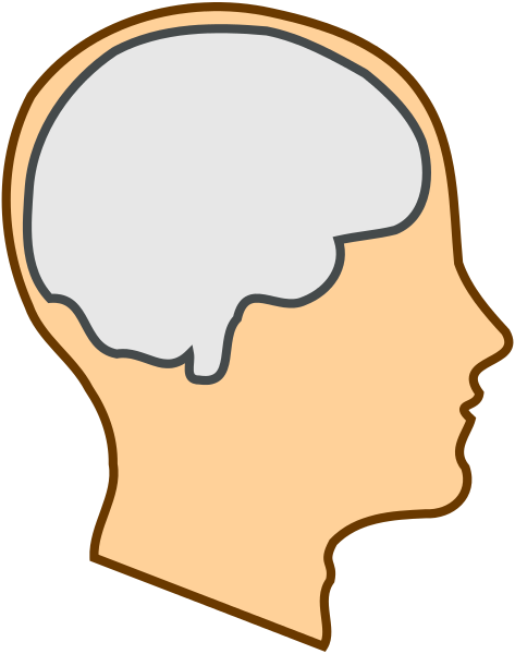 Empty brain clipart