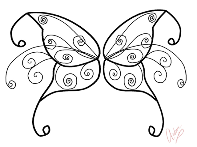 DeviantArt: More Like Butterfly Wings Design by kili