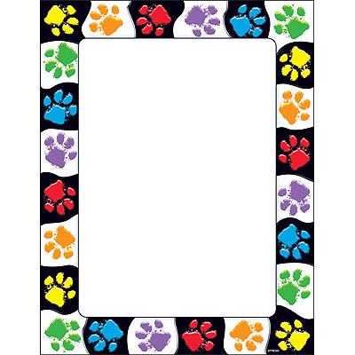 Paw Print Border
