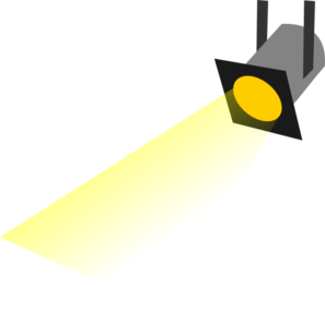 Stage lights clip art