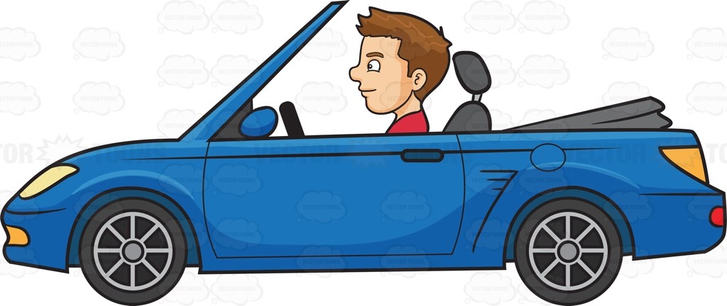 Driver car clipart
