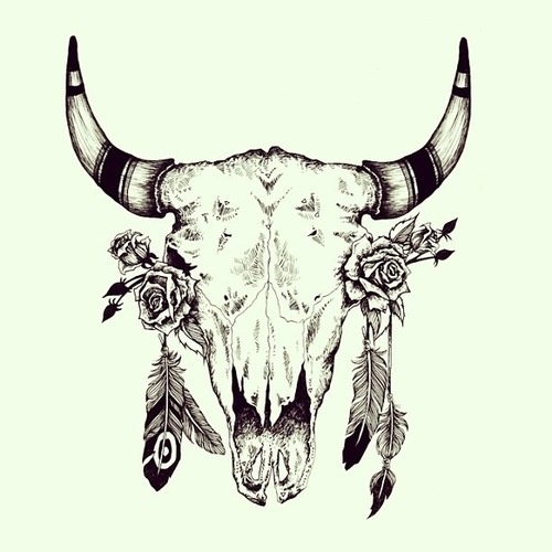 Cow Skull Tattoos | Skull Tattoos ...