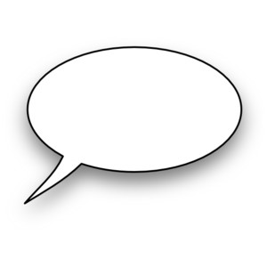 Speech bubble clip art