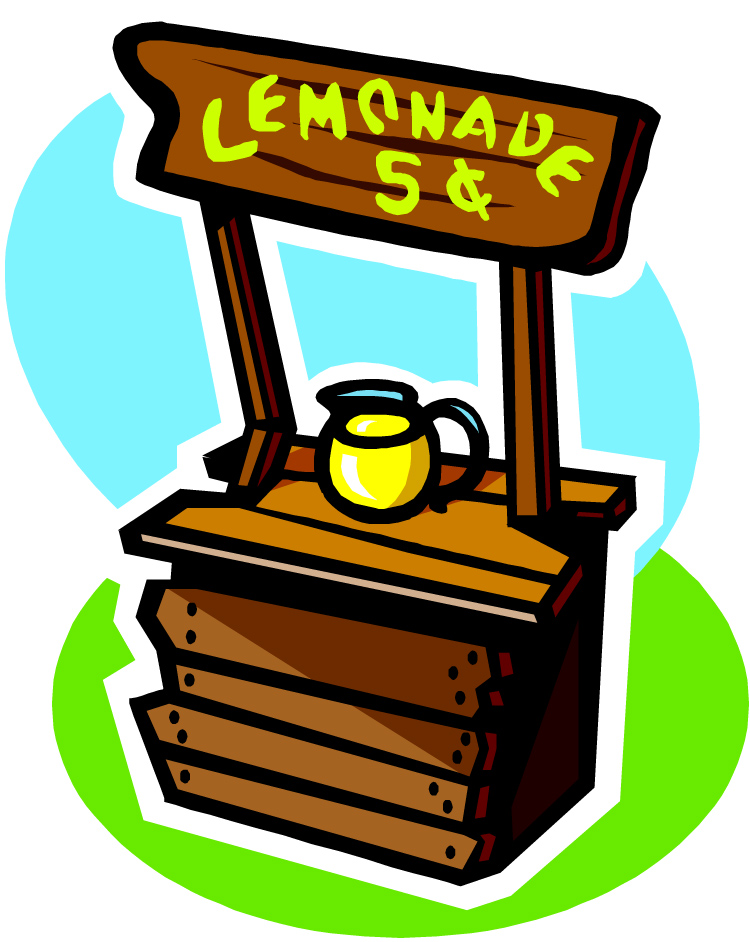 Lemonade Stand Clipart