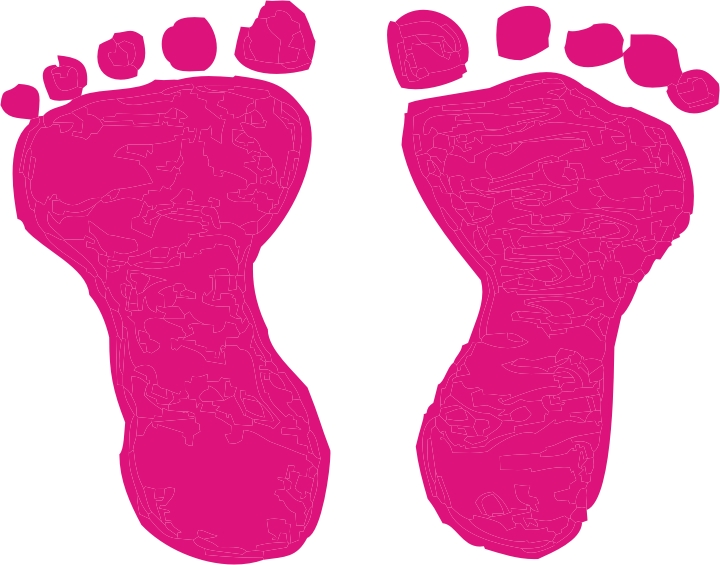 Baby Feet Template