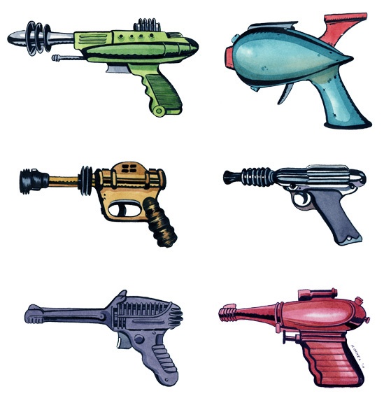 1000+ images about ray guns 'n rockets | Cartoon ...