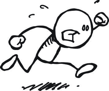 Stick Figure Running | Painting ...