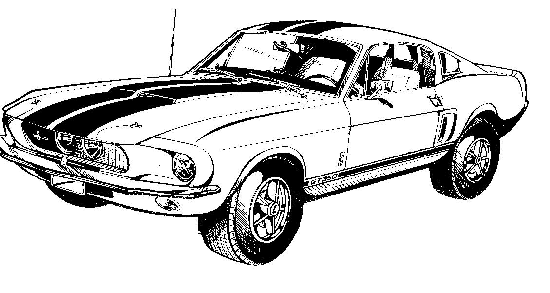 Mustang Car Logo Clipart