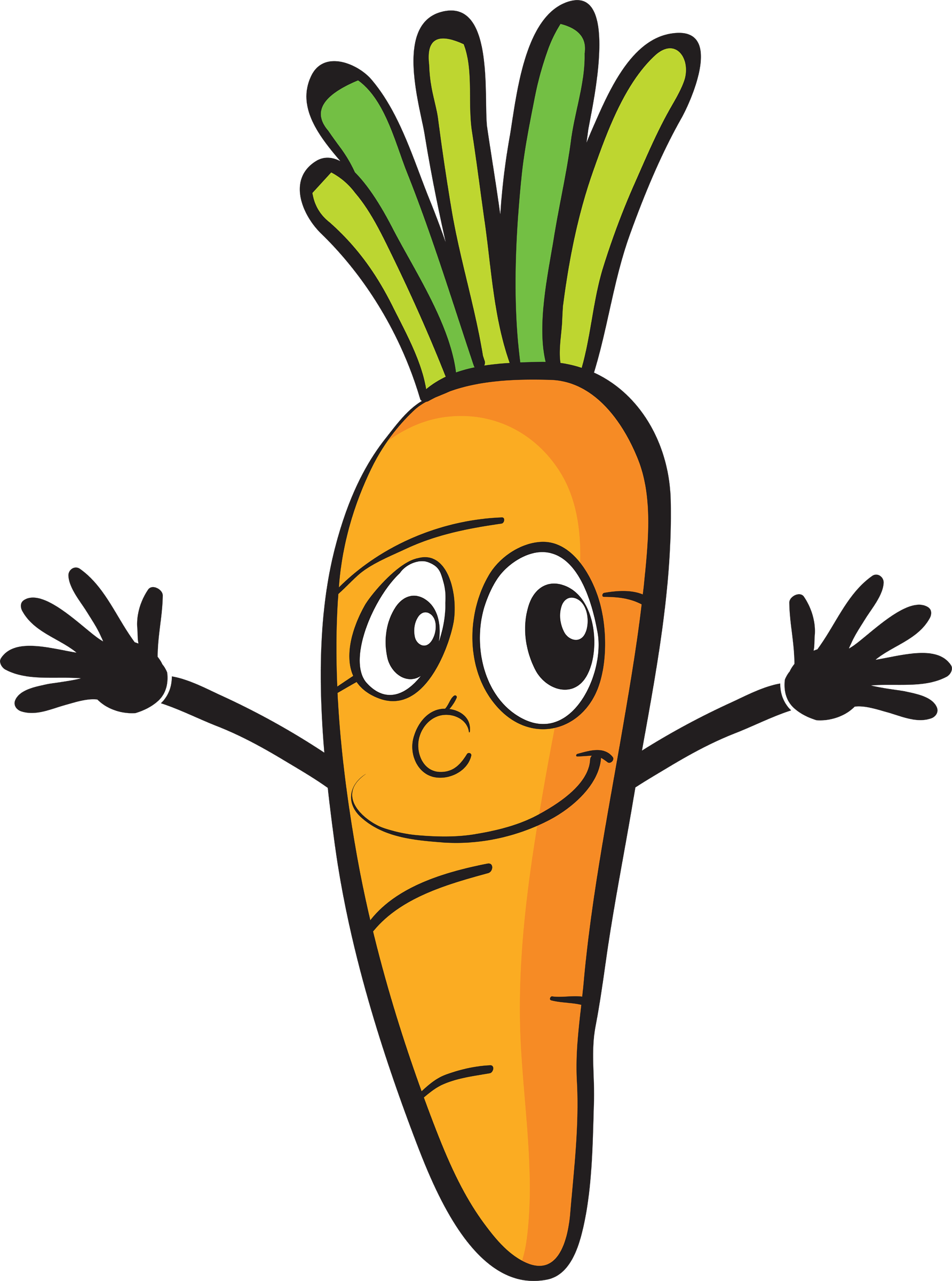 Carrot Cartoon - ClipArt Best