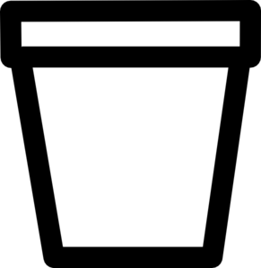 Flower pot clip art free