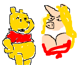 winnie-the-poo secretly hates piglet