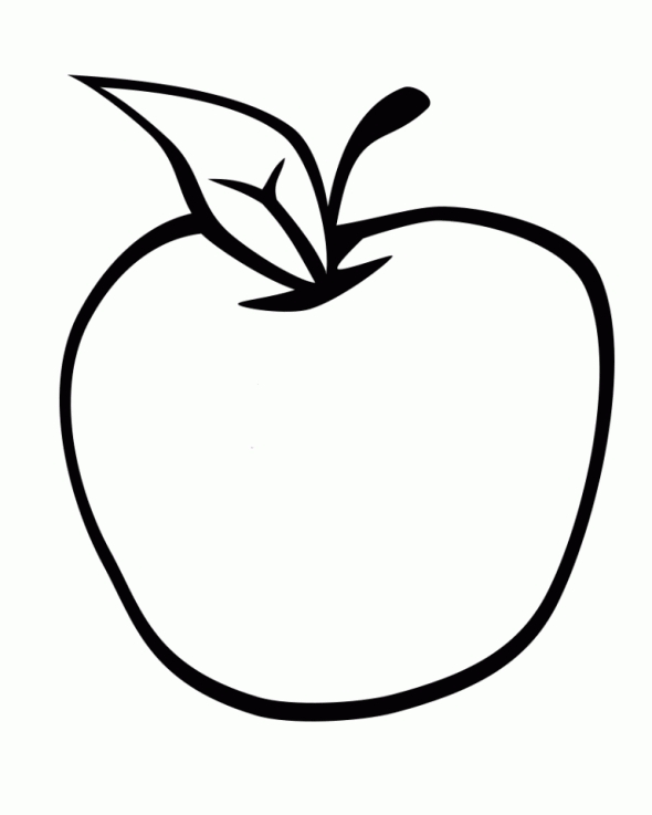 Printable Apple Coloring Pages | Coloring Me