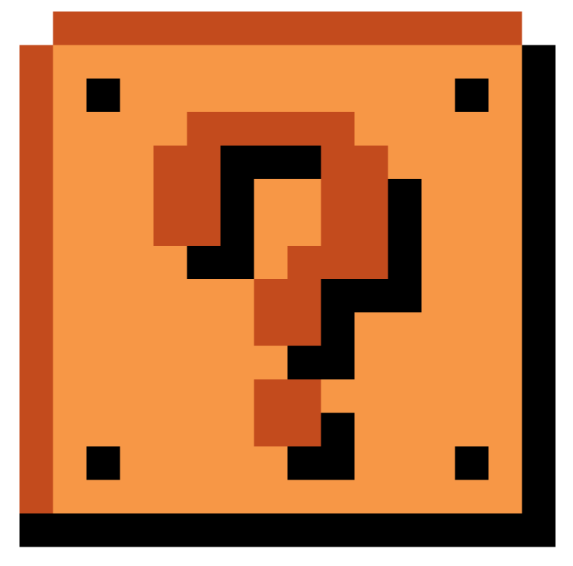 Question mark box clipart
