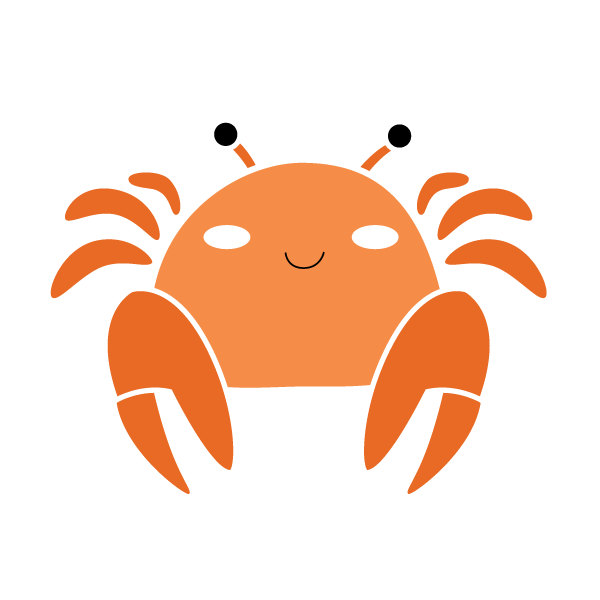 Crab stencil | Etsy