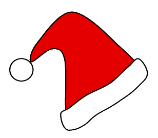 Santa hat clipart pdf