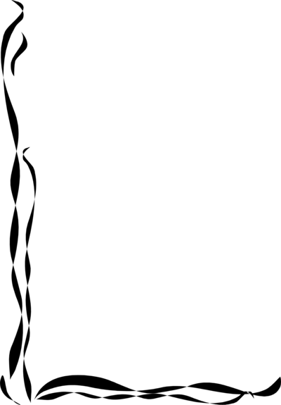 Black Corner Border Clipart