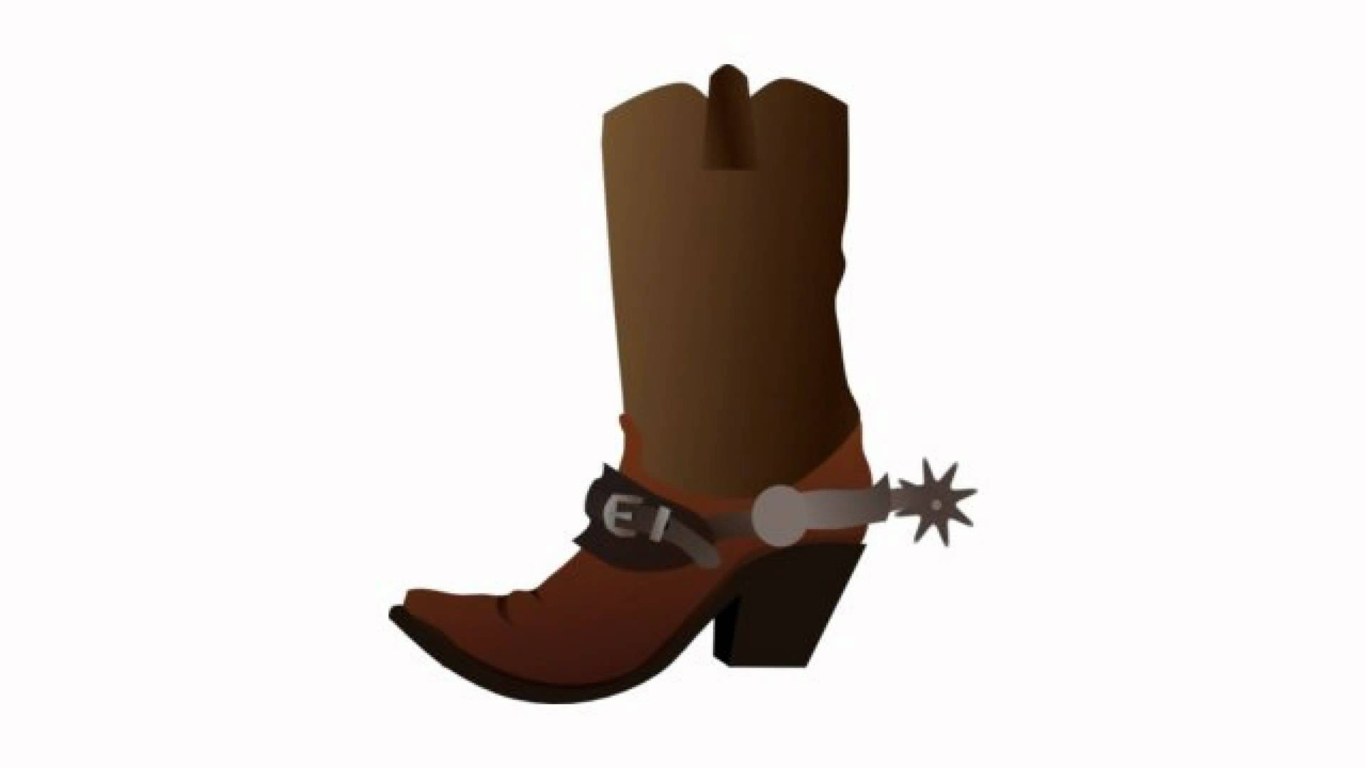 Cowboy Boot Clipart - Tumundografico