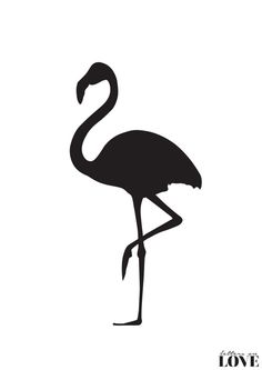 Flamingo Silhouette Clipart