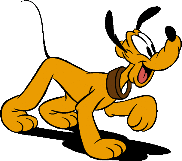 Pluto The Dog With Bone Clipart - Free to use Clip Art Resource