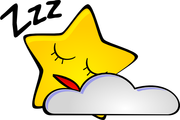 Sleepy Girl Clipart