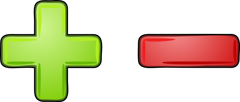 Minus sign clip art