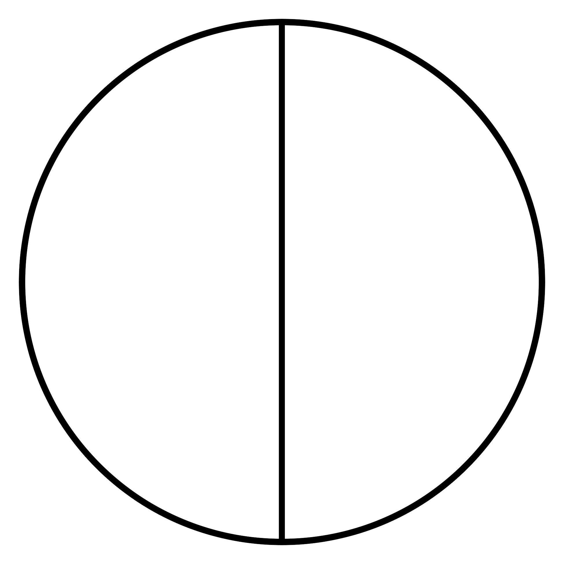 Fraction circles clip art